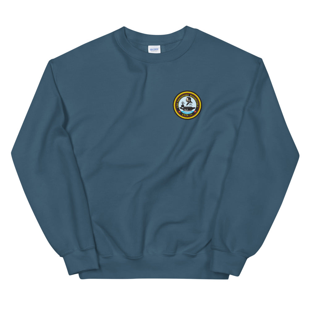 USS Theodore Roosevelt (CVN-71) Ship's Crest Sweatshirt