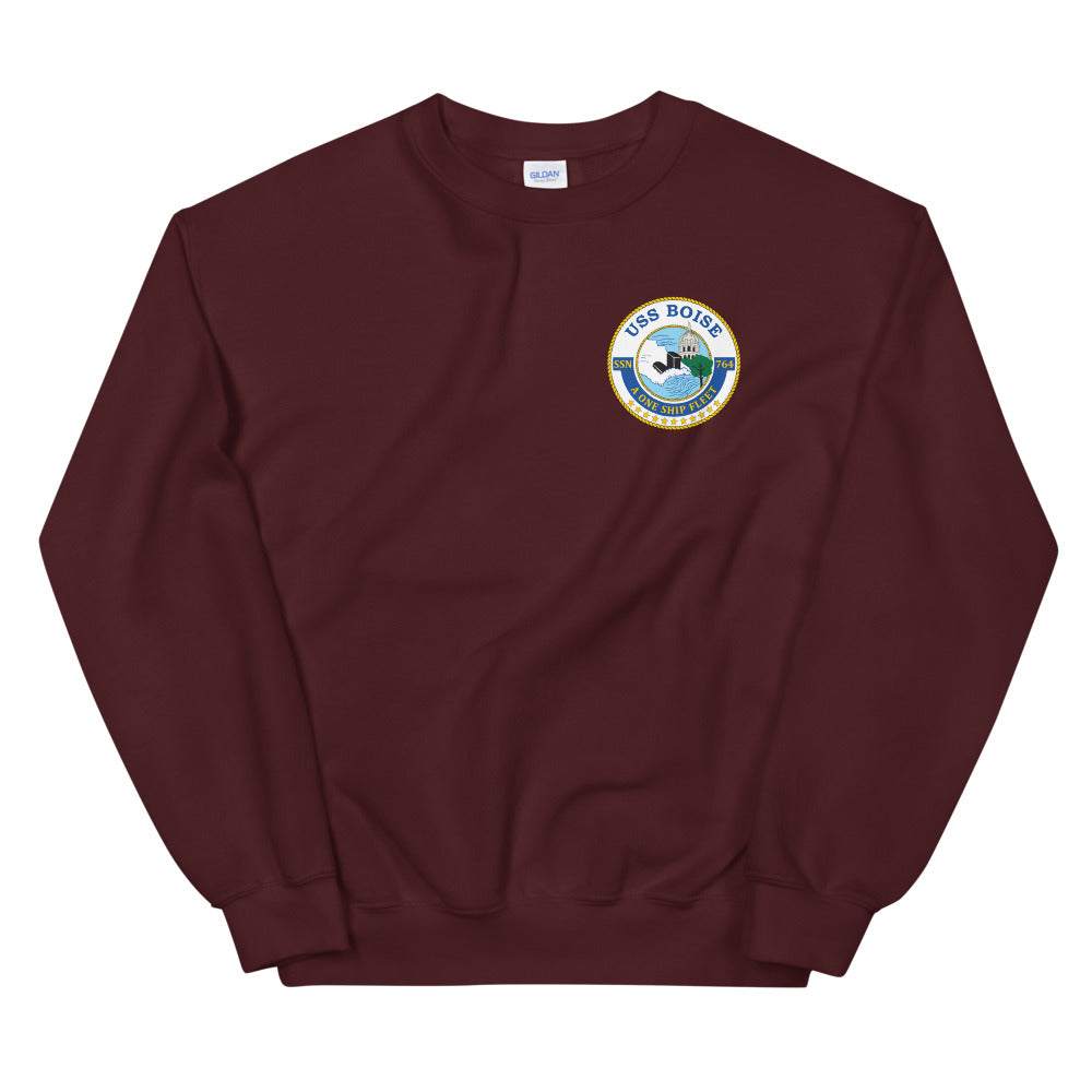 USS Boise (SSN-764) Ship's Crest Sweatshirt