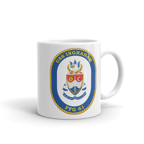 USS Ingraham (FFG-61) Ship's Crest Mug