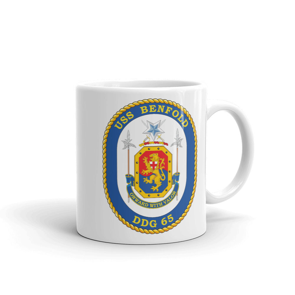 USS Benfold (DDG-65) Ship's Crest Mug