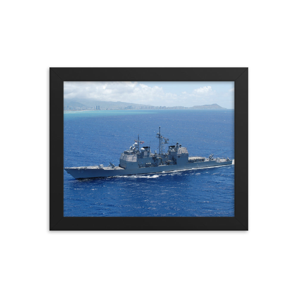 USS Vincennes (CG-49) Framed Ship Photo