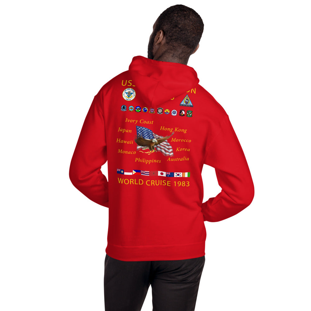 USS Carl Vinson (CVN-70) 1983 Cruise Hoodie