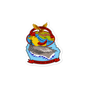 USS Midway (CV-41) Persian Gulf Tour 1987-88 Vinyl Sticker