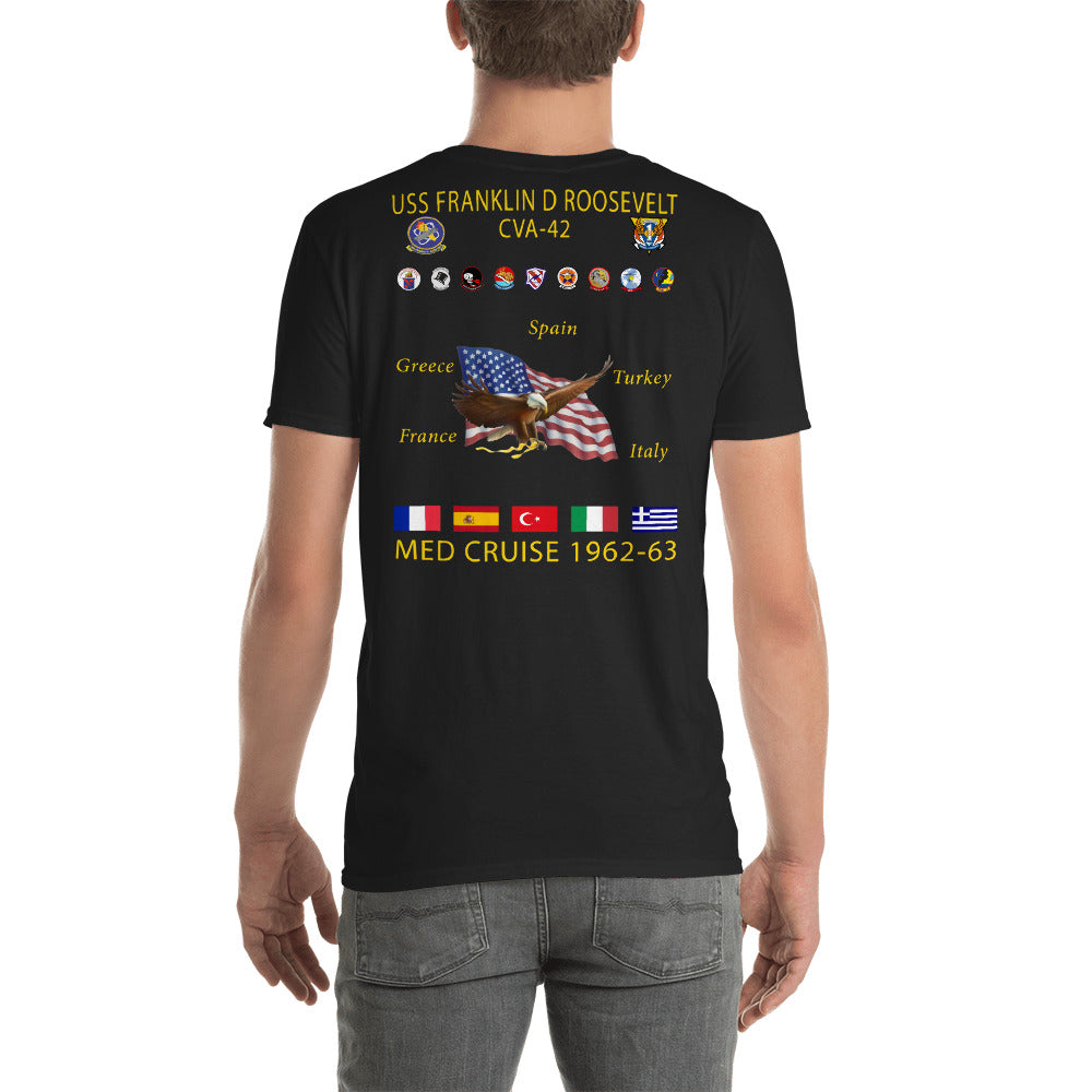 USS Franklin D. Roosevelt (CVA-42) 1962-63 Cruise Shirt
