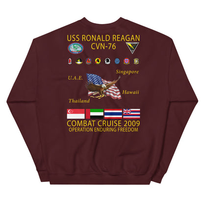 USS Ronald Reagan (CVN-76) 2009 Cruise Sweatshirt