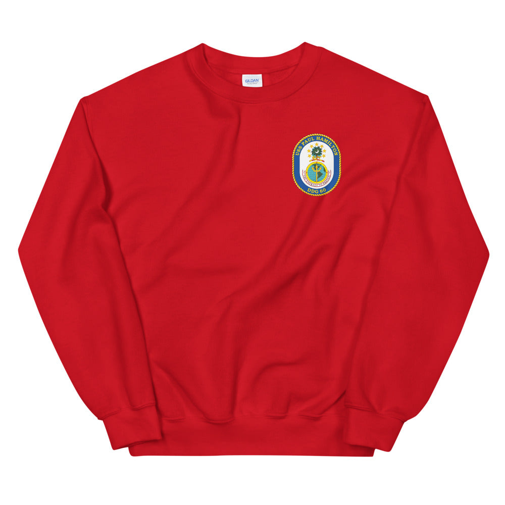USS Paul Hamilton (DDG-60) Ship's Crest Sweatshirt