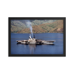 USS Midway (CV-41) Framed Ship Photo