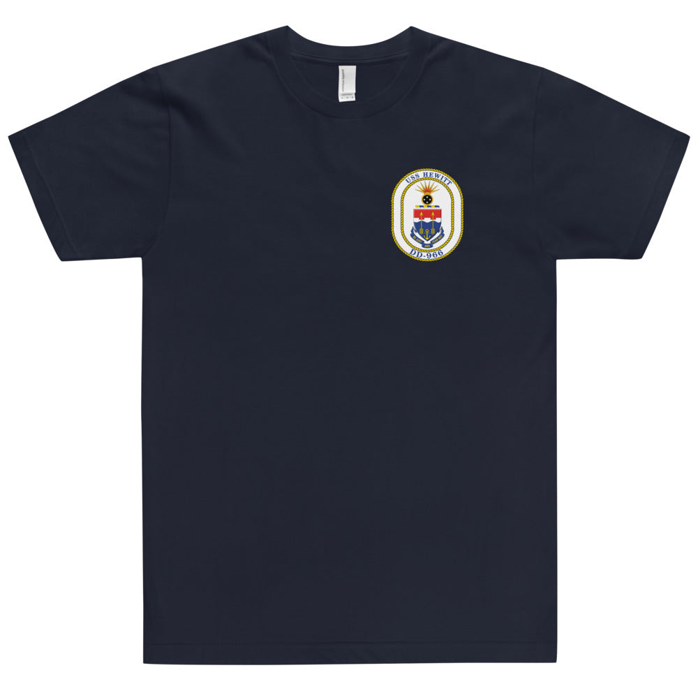 USS Hewitt (DD-966) Ship's Crest T-Shirt