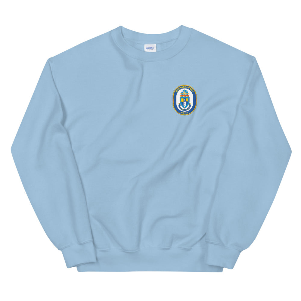 USS Vincennes (CG-49) Ship's Crest Sweatshirt
