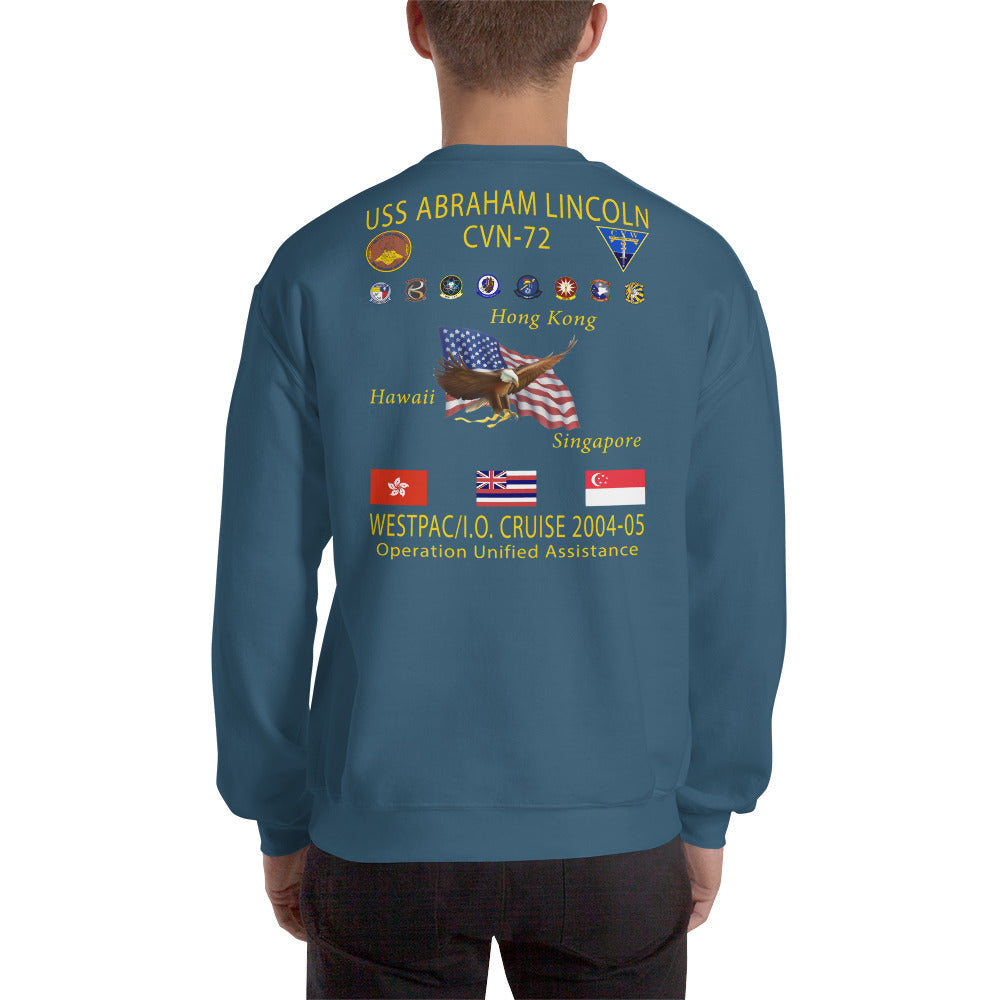 USS Abraham Lincoln (CVN-72) 2004-05 Cruise Sweatshirt