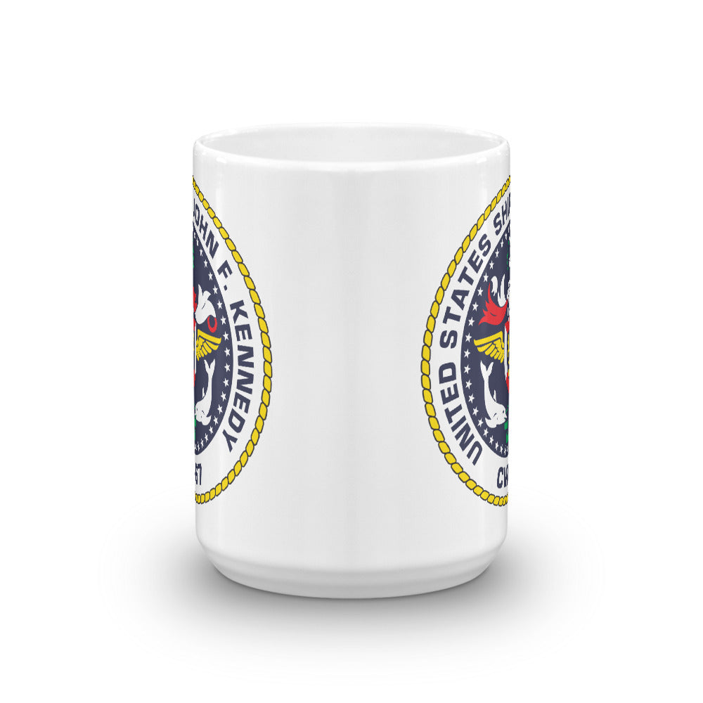 USS John F. Kennedy (CVA-67) Ship's Crest Mug