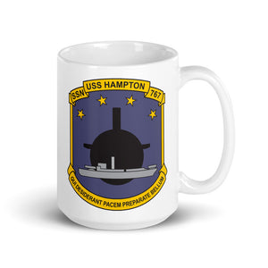 USS Hampton (SSN-767) Ship's Crest Mug