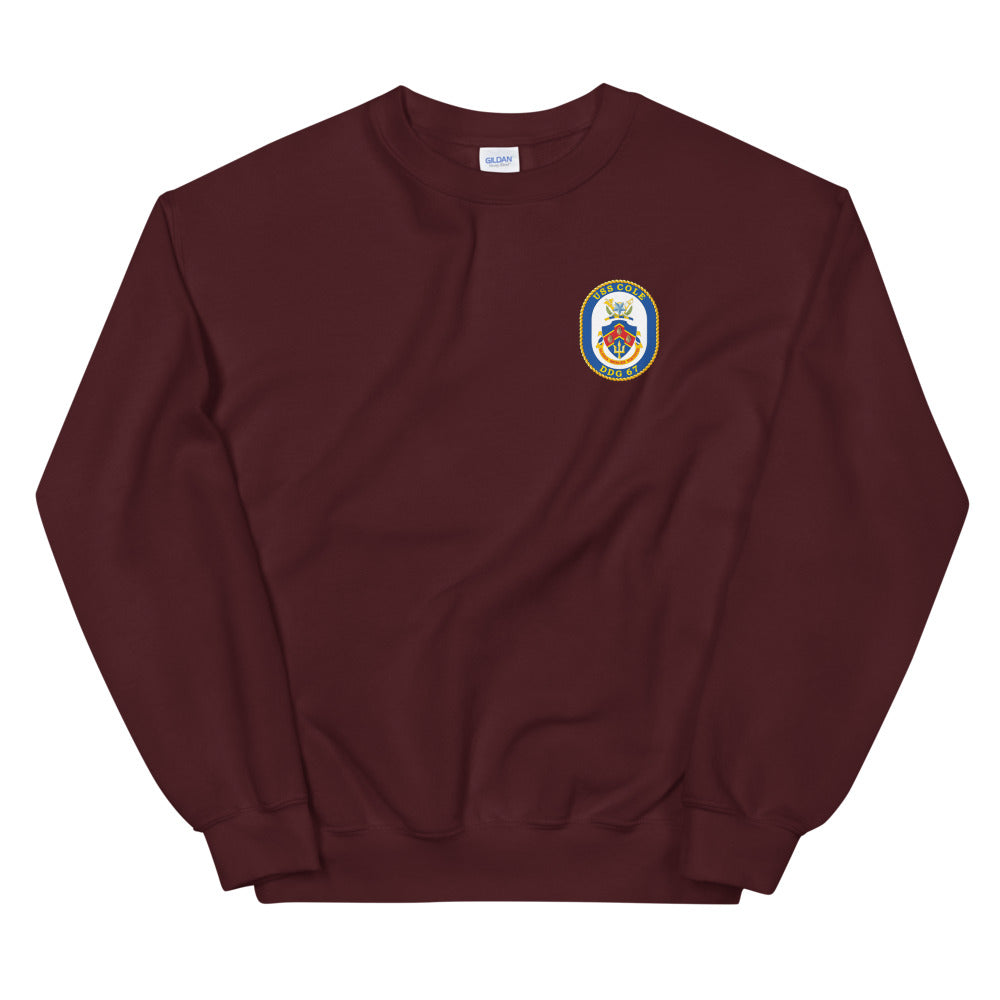 USS Cole (DDG-67) Ship's Crest Sweatshirt