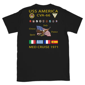 USS America (CVA-66) 1971 Cruise Shirt