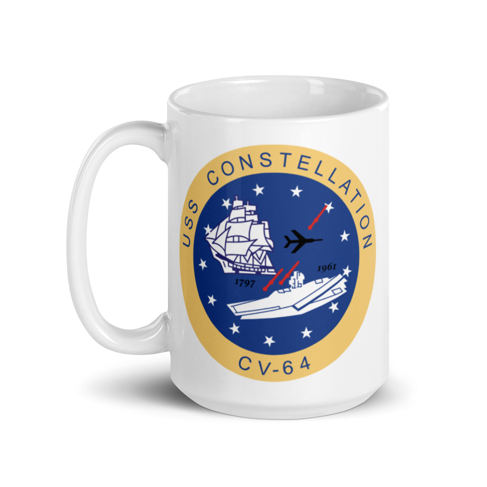 USS Constellation (CV-64) Operation Earnest Will Mug