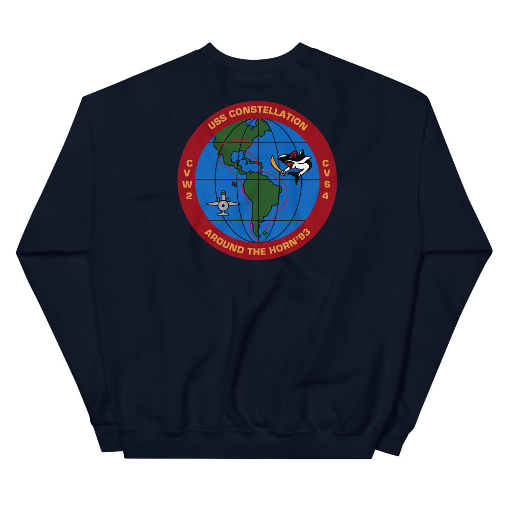 USS Constellation (CV-64) Around the Horn '93 Sweatshirt