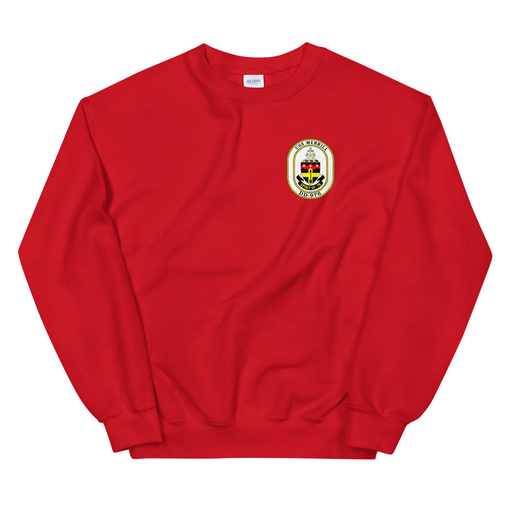 USS Merrill (DD-976) Ship's Crest Sweatshirt