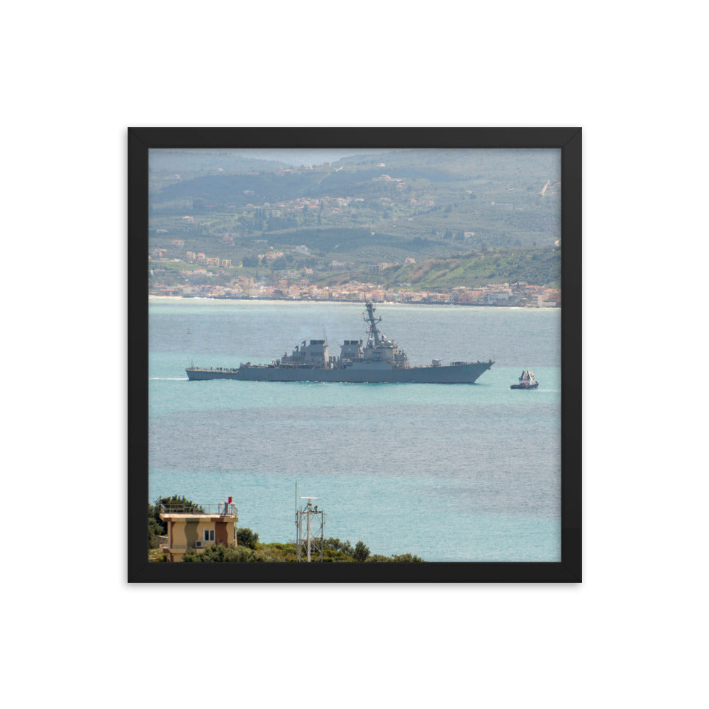 USS Gonzales (DDG-66) Framed Ship Photo