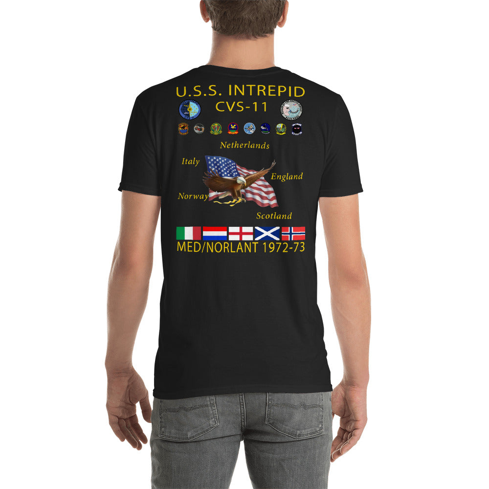 USS Intrepid (CVS-11) 1972-73 Cruise Shirt