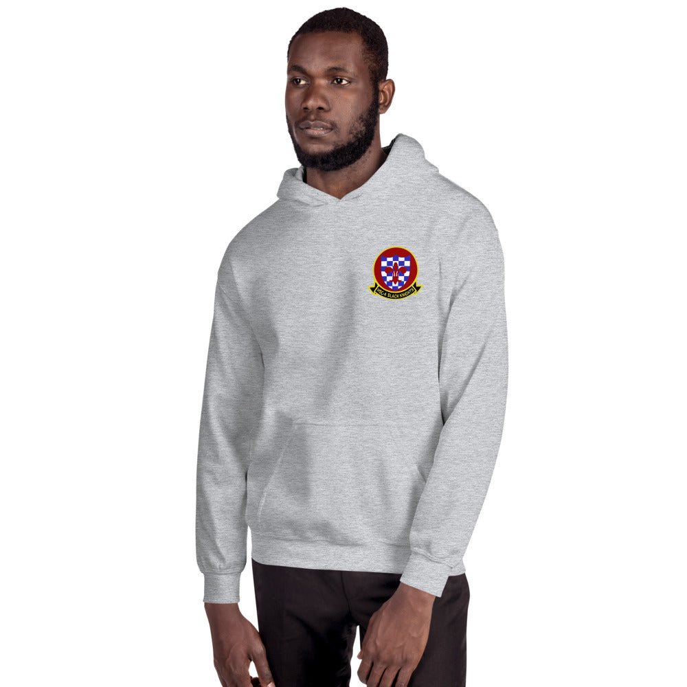 HSC-4 Black Knights Squadron Crest Hoodie