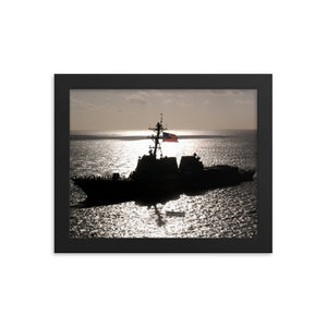 USS Chafee (DDG-90) Framed Ship Photo