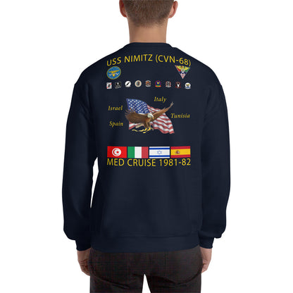 USS Nimitz (CVN-68) 1981-82 Cruise Sweatshirt