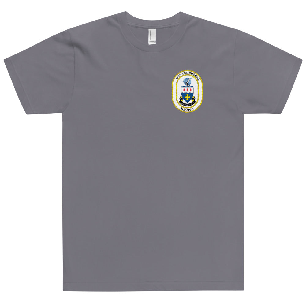 USS Ingersoll (DD-990) Ship's Crest T-Shirt