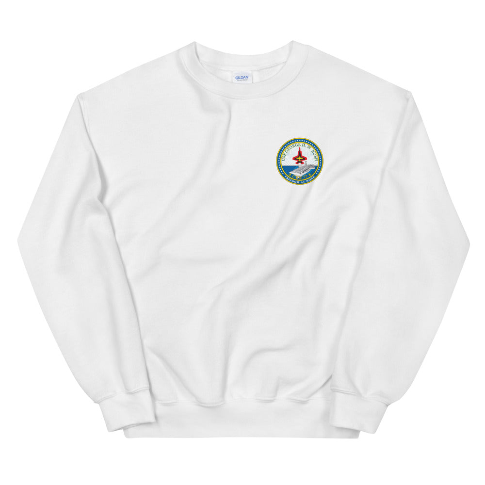 USS George H.W. Bush (CVN-77) Ship's Crest Sweatshirt