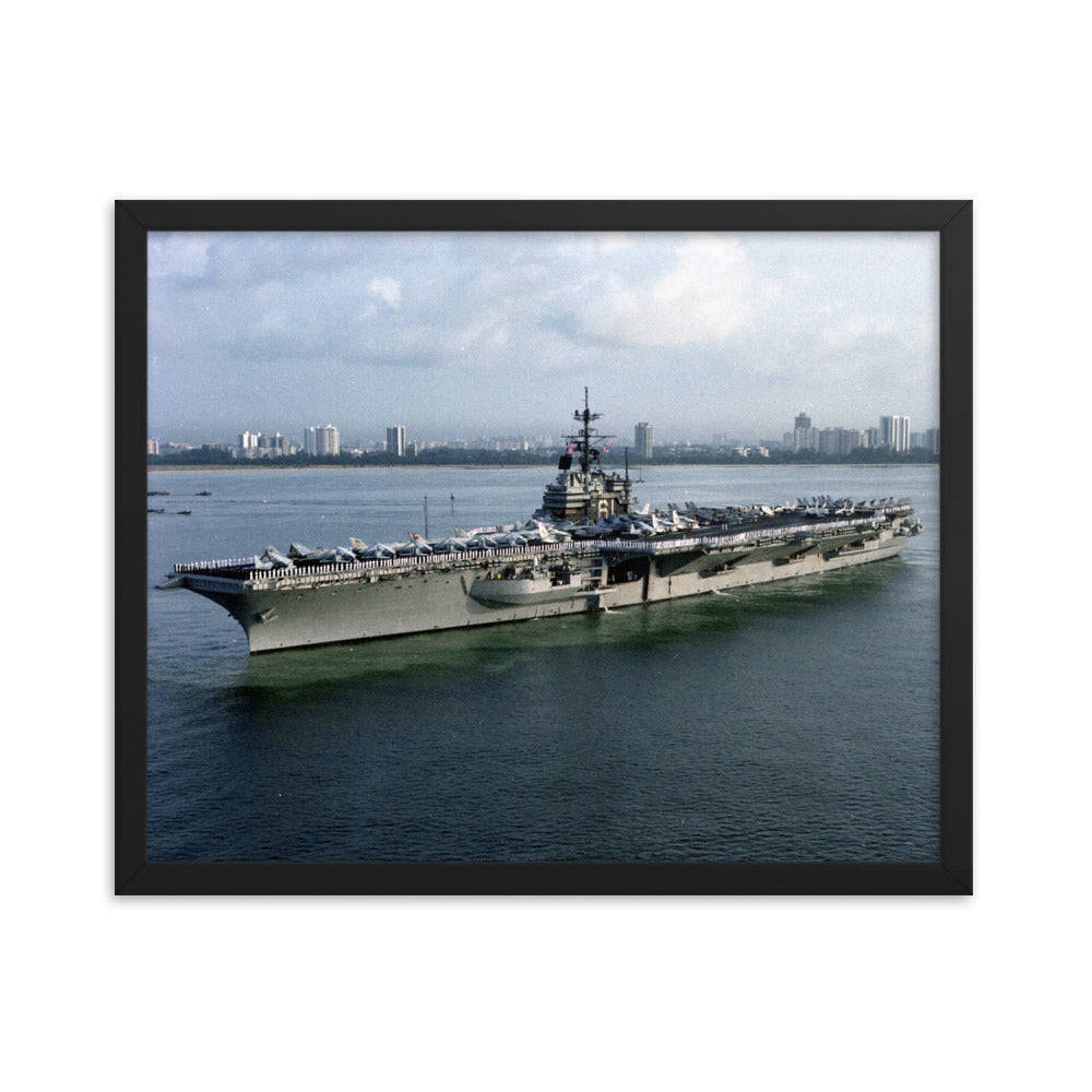 USS Ranger (CV-61) Framed Ship Photo