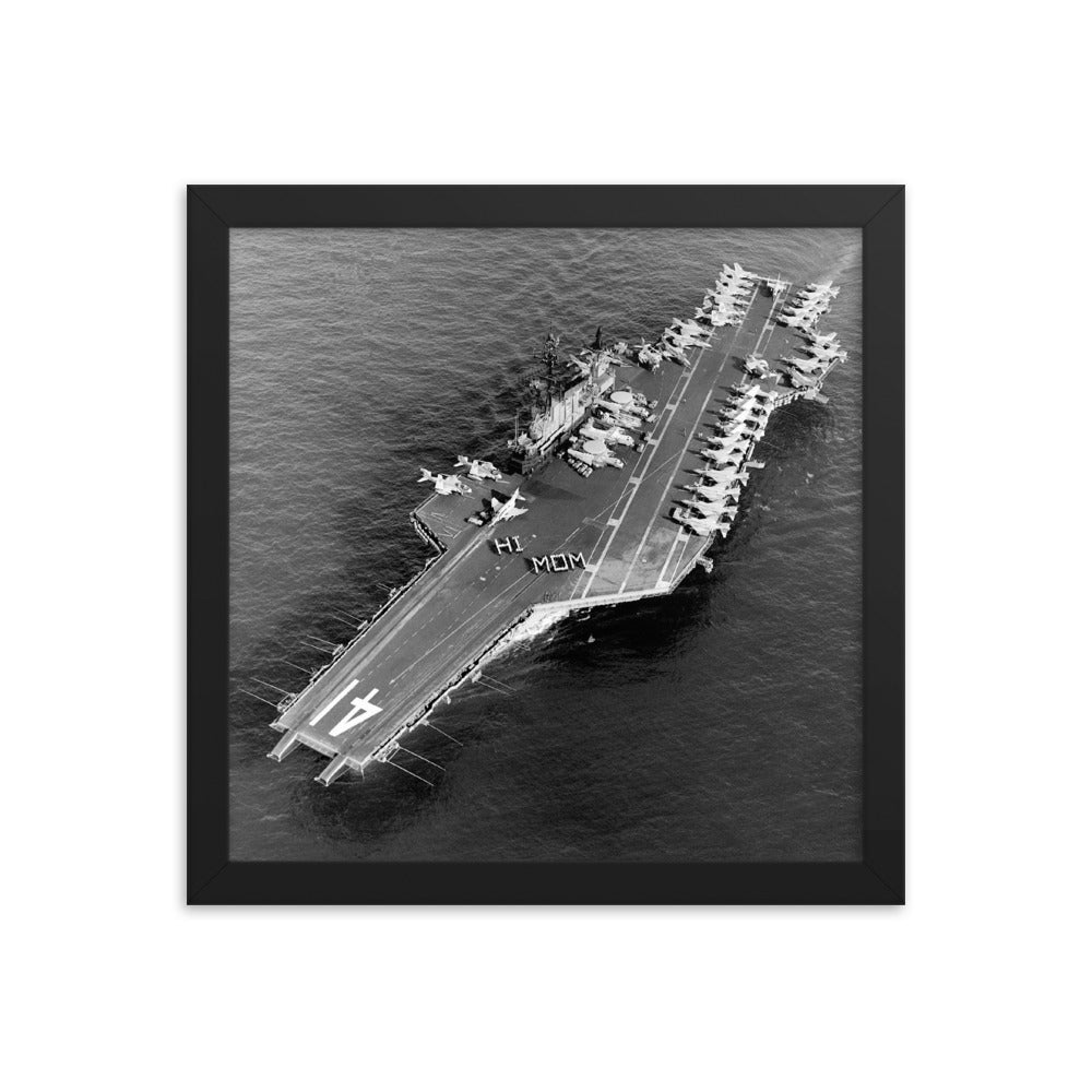 USS Kitty Hawk (CV-63) Framed Ship Photo