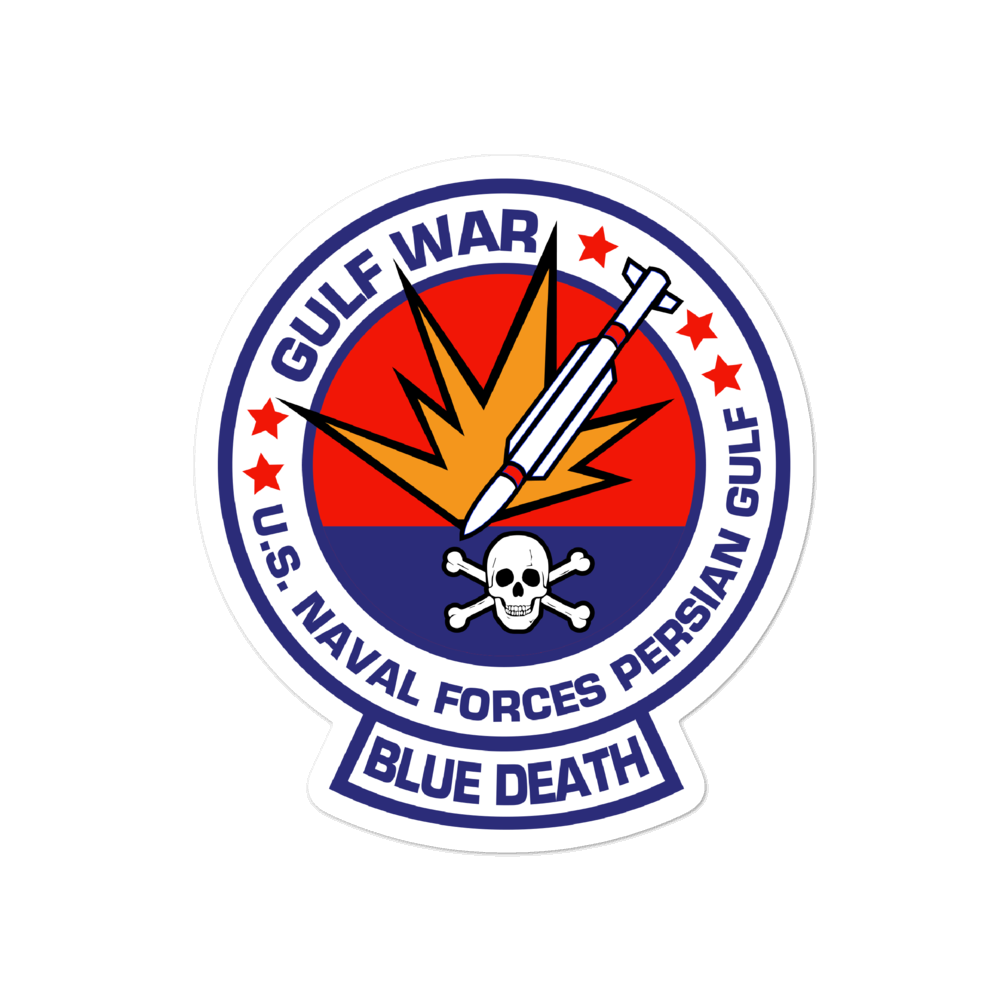 U.S. Naval Forces Persian Gulf - Blue Death Vinyl Sticker