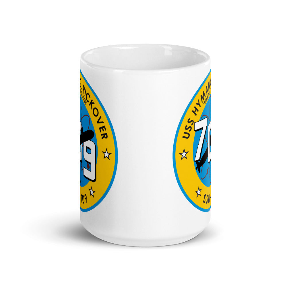 USS Hyman G. Rickover (SSN-709) Ship's Crest Mug