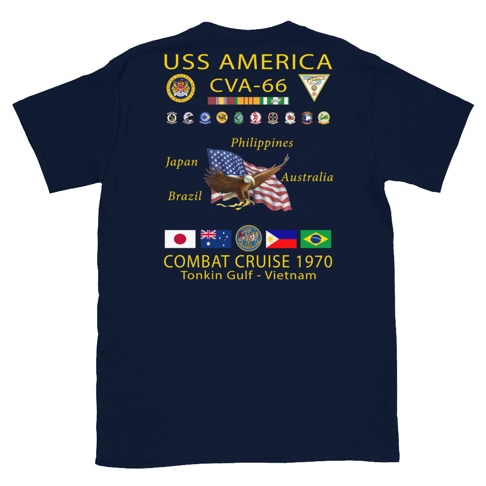 USS America (CVA-66) 1970 Cruise Shirt