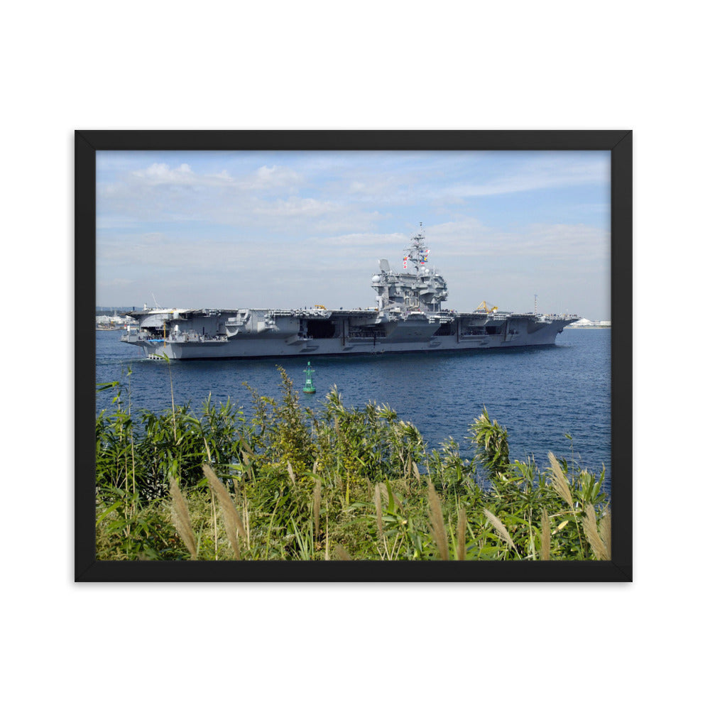 USS Kitty Hawk (CV-63) Framed Ship Photo