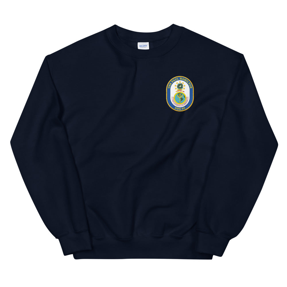 USS Paul Hamilton (DDG-60) Ship's Crest Sweatshirt