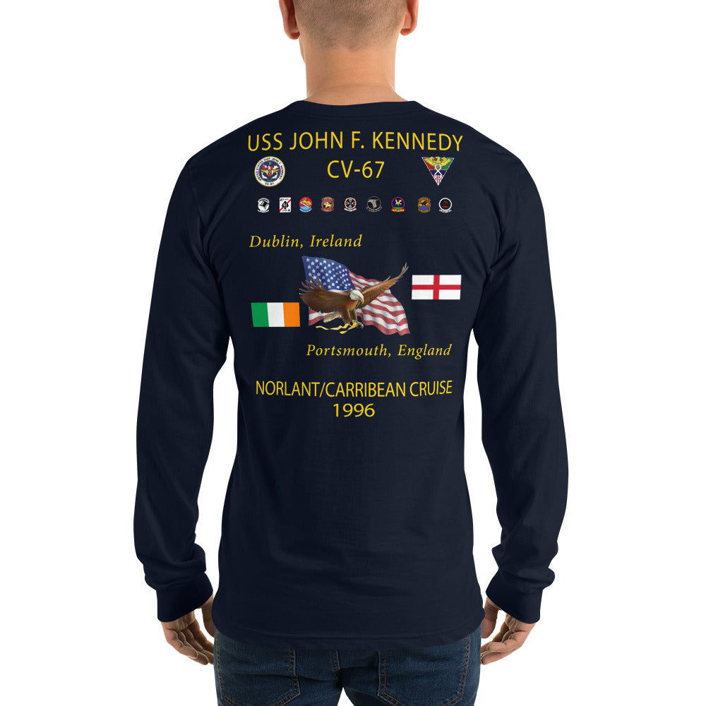 USS John F. Kennedy (CV-67) 1996 Long Sleeve Cruise Shirt