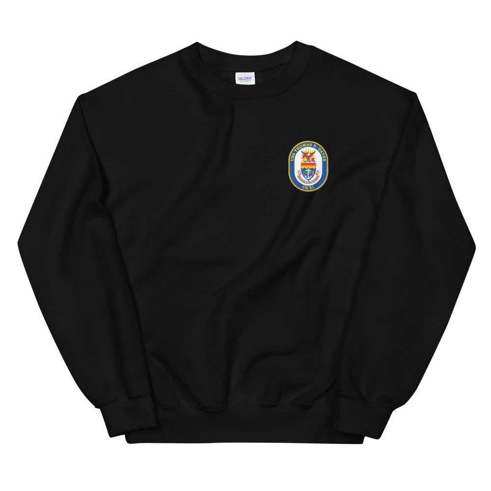USS Thomas S. Gates (CG-51) Ship's Crest Sweatshirt