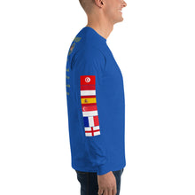 Load image into Gallery viewer, IKE CUSTOM w/FLAGS - E HUGHES - Long Sleeve Shirt