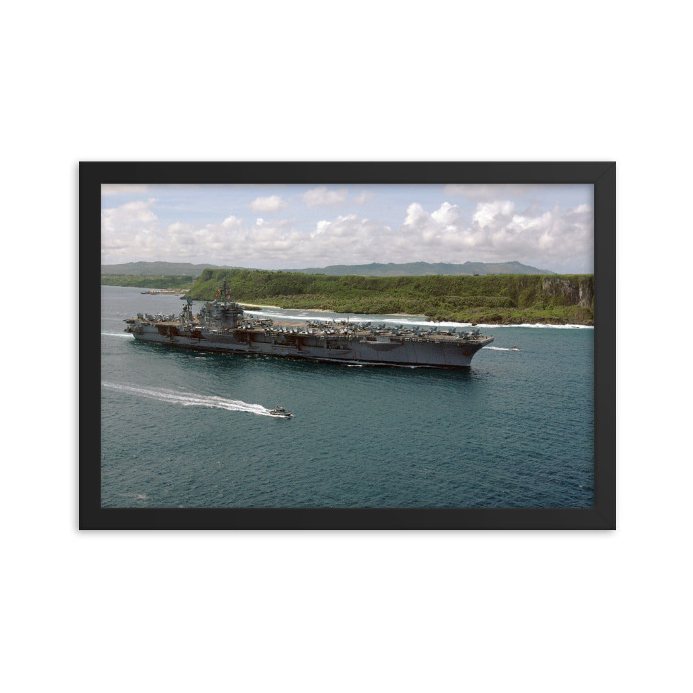 USS Kitty Hawk (CV-63) Framed Ship Photo