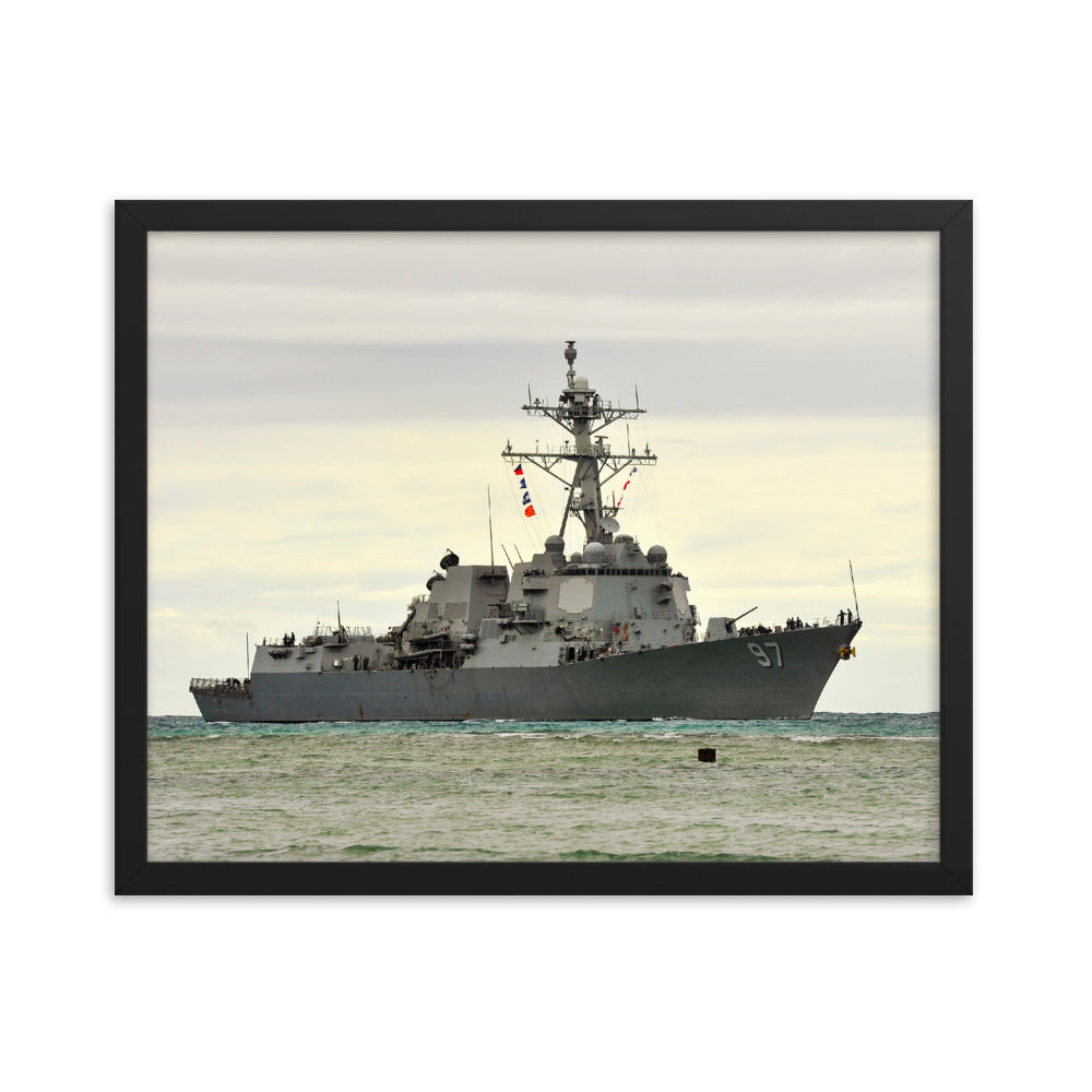 USS Halsey (DDG-97) Framed Ship Photo