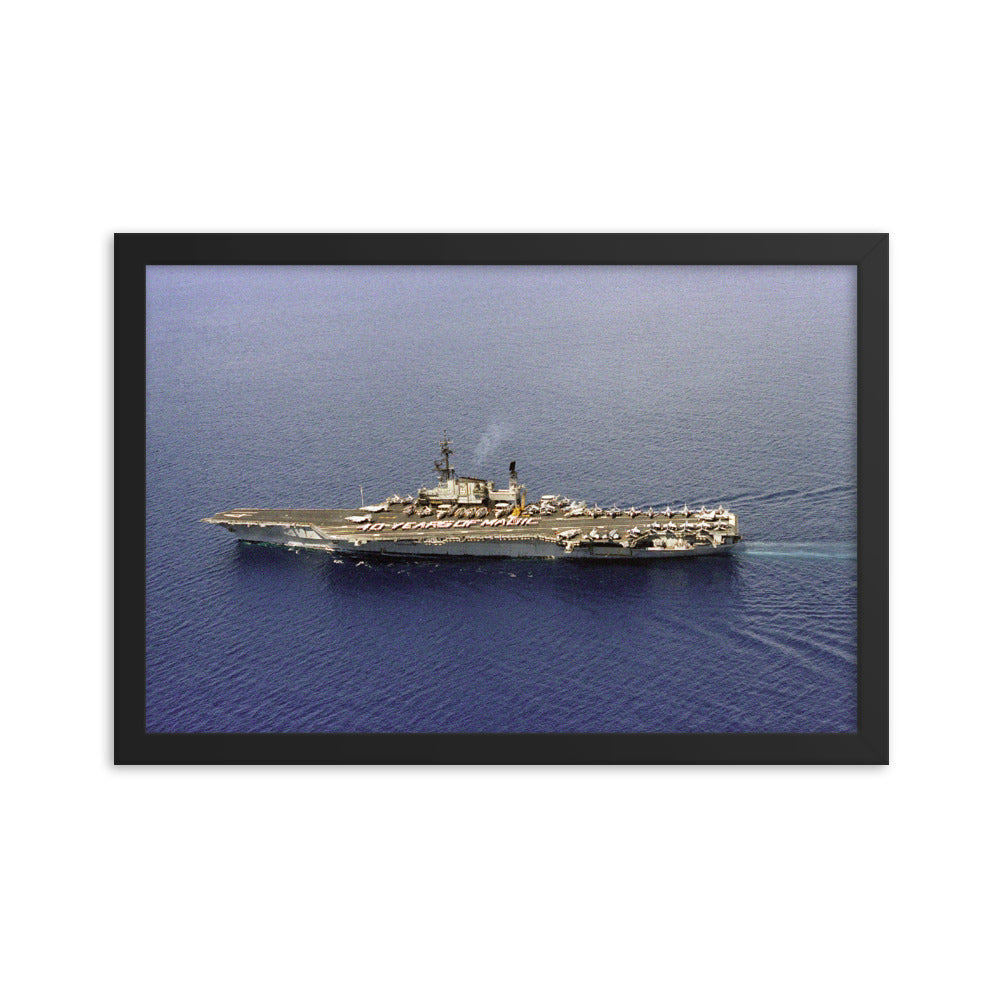 USS Midway (CV-41) Framed Ship Photo