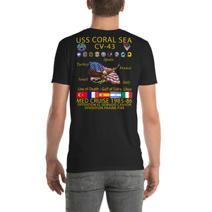 USS Coral Sea (CV-43) 1985-86 Cruise Shirt