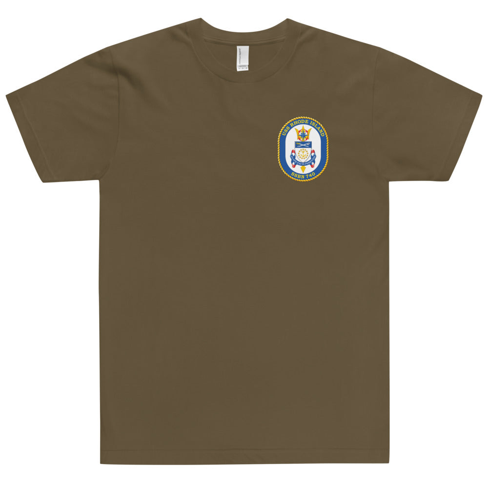 USS Rhode Island (SSBN-740) Ship's Crest Shirt