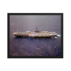 USS Ranger (CV-61) Framed Ship Photo - Top Gun 25