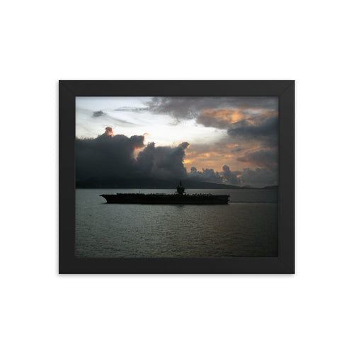 USS Enterprise (CVN-65) Framed Ship Photo