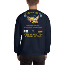 Load image into Gallery viewer, USS Iowa (BB-61) 1985 Cruise Sweatshirt