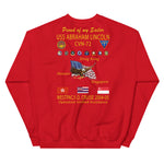 USS Abraham Lincoln (CVN-72) 2004-05 Cruise Sweatshirt - Family