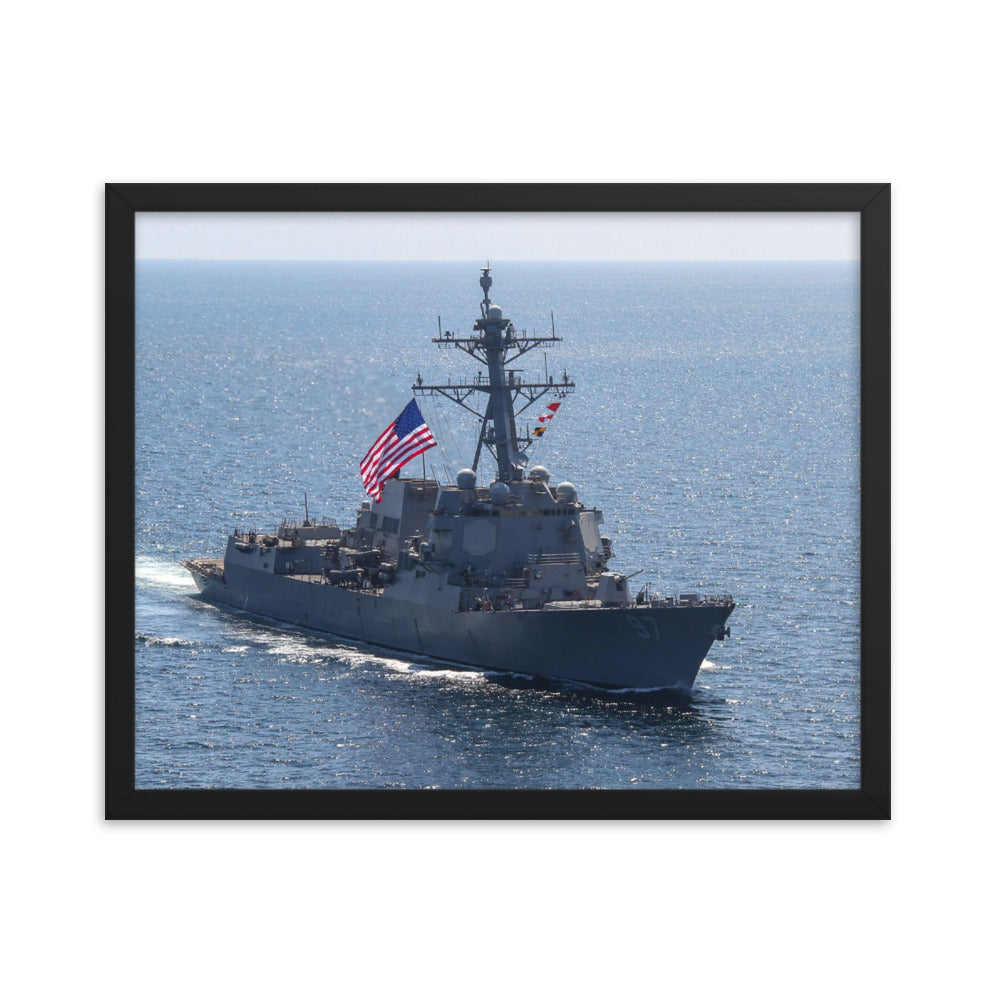 USS Halsey (DDG-97) Framed Ship Photo