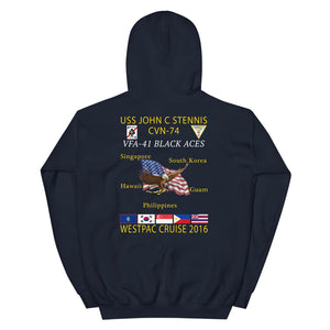 VFA-41 Black Aces 2016 Cruise Hoodie