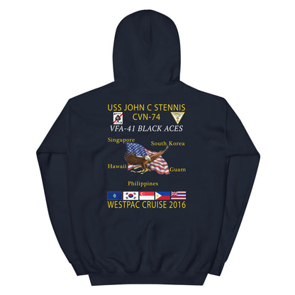 VFA-41 Black Aces 2016 Cruise Hoodie
